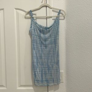 Women’s mesh print summer dress